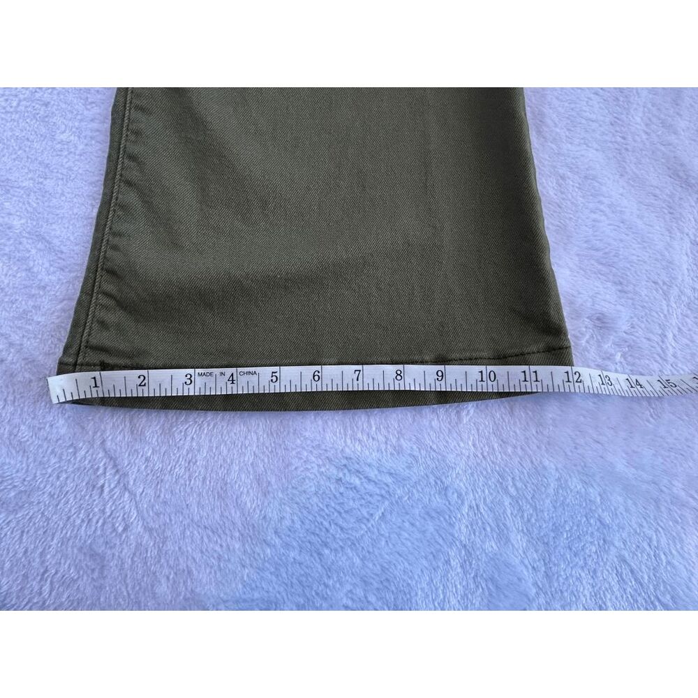 Levi's Super Low Flare Olive Green Jeans Size 31, Wide Flare, Casual - Picture 11 of 11